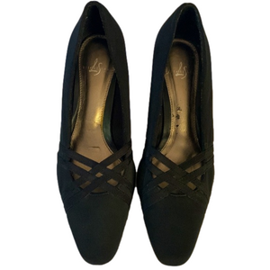 Litestride Black Suede Pumps Size 6 1/2 M